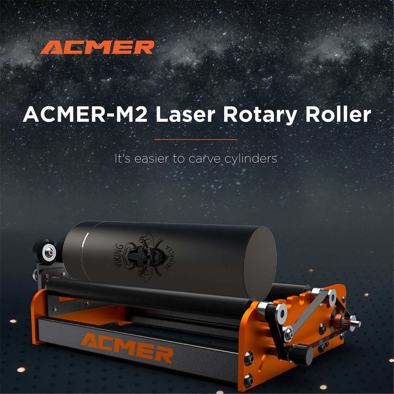 Acmer M2 grabador láser rodante rodante 360 grados