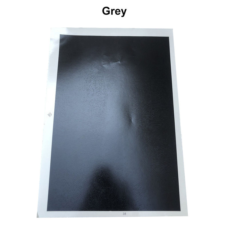 ACMER 10PCS Grabación con láser gris Papel de color resistente al calor para cerámica