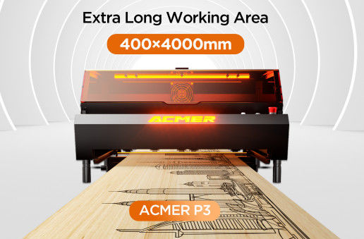 Fibra 2W y 10W Diodo encerrado grabador láser doble sin limitaciones de material 400 * 400 área de trabajo