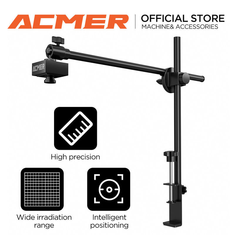Professional 1/2.5  Lightbrun Camera Precise Positioning Support Video Record para el grabado con láser de Acmer P2, P1 S ProSer