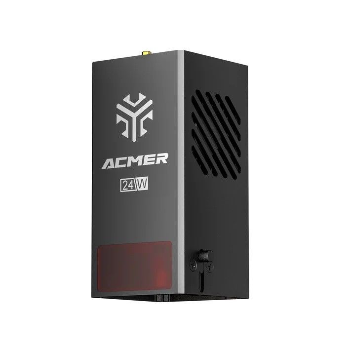 Kit de módulo láser de diodo de 24W Compatible con todas las máquinas ACMER, adaptador de alimentación de 24V/5A