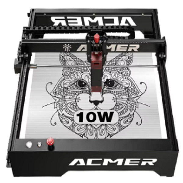 ACMER P1 10W grabador láser 10000mm/min Máquina de grabado láser de escritorio de alta velocidad 10W 20W